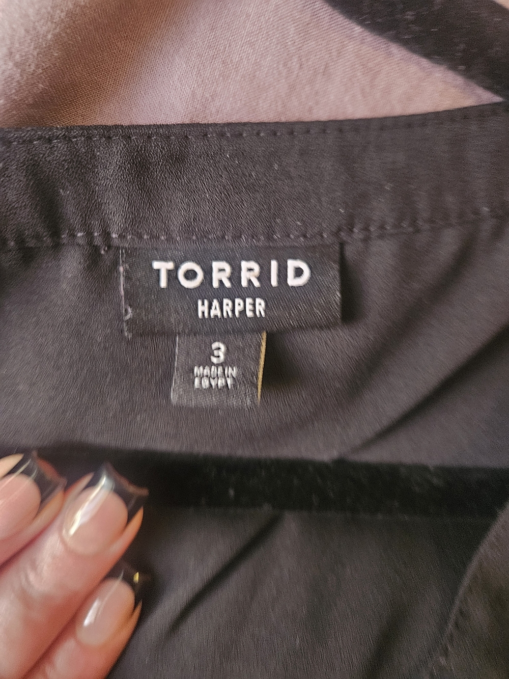 Torrid Harper Black Top